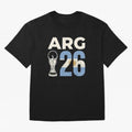 Argentina Football World Cup 2026 - Vintage Arg 26 Flag Design Essential T-Shirt Honor Football Greatness during FIFA World Cup 2026 Group Stage for Fans of Neymar, Haaland and Cristiano Ronaldo and France and Portugal, Bringing Goal Celebration