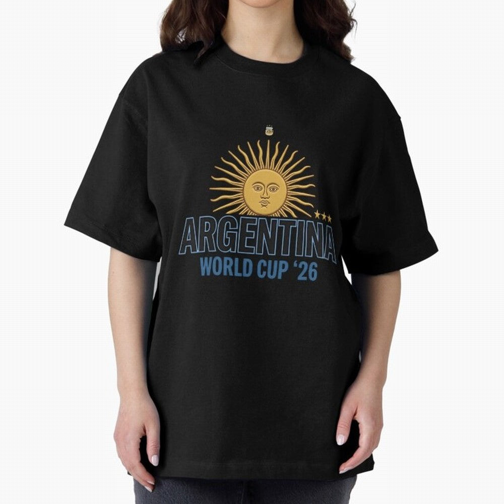 Argentina Football Sun of May - World Cup 2026 Gold Edition Essential T-Shirt Celebrate Classic Football Spirit in the FIFA World Cup 2026 Journey through Neymar Highlights, Portugal, Spain and Germany Pride, Tournament Hype, Historic Matchups,