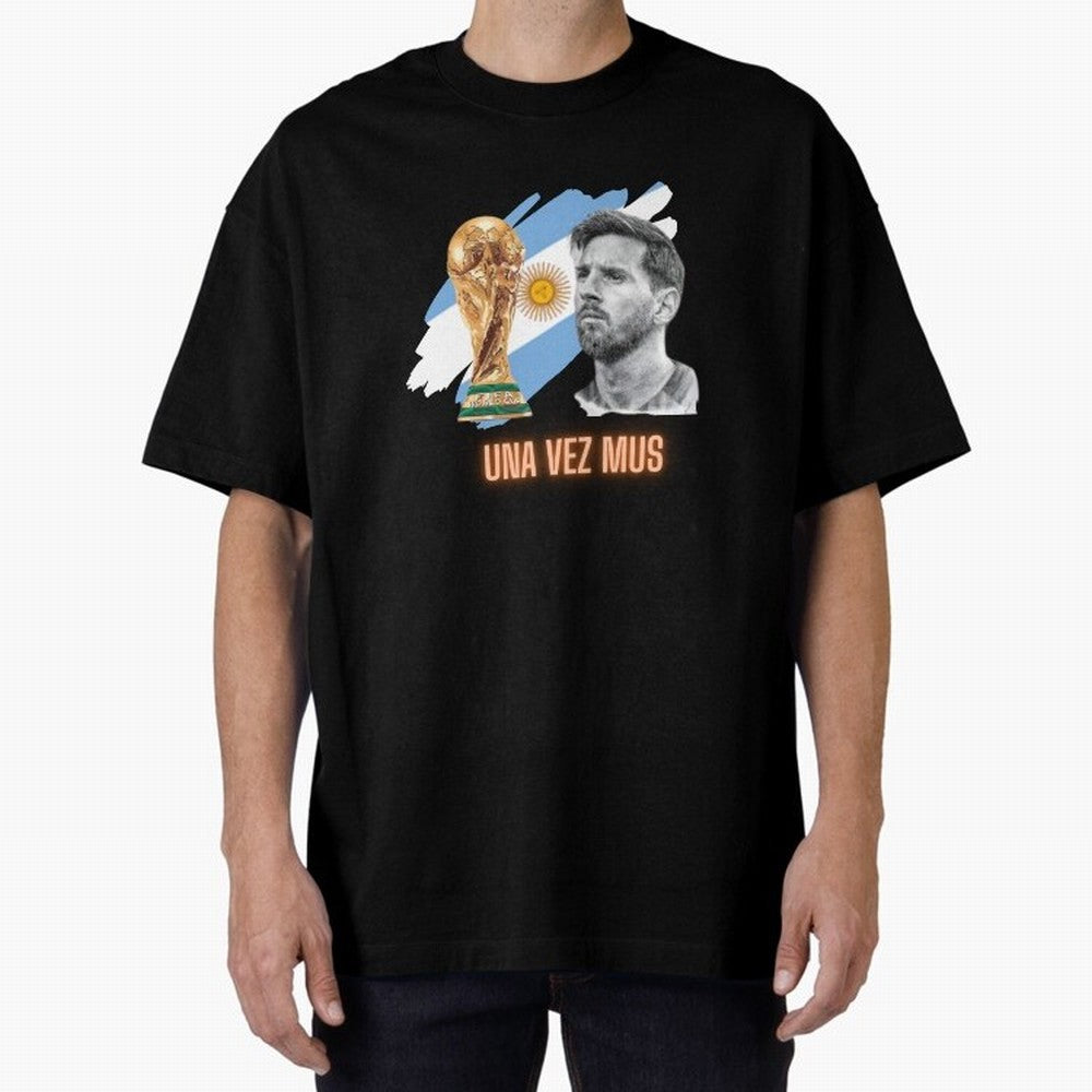 Messi in World Cup 2026 Oversized T-Shirt Turn Up for the FIFA World Cup 2026 Journey through Messi, Neymar and Mbappe Highlights, France and Portugal Pride, Championship Spirit, Famous Goals, Roaring Crowds and International Football Unity; Ideal
