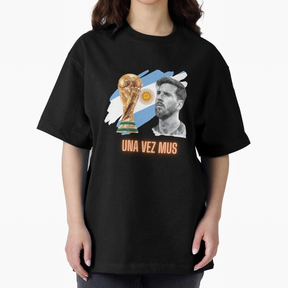 Messi in World Cup 2026 Oversized T-Shirt Turn Up for the FIFA World Cup 2026 Journey through Messi, Neymar and Mbappe Highlights, France and Portugal Pride, Championship Spirit, Famous Goals, Roaring Crowds and International Football Unity; Ideal