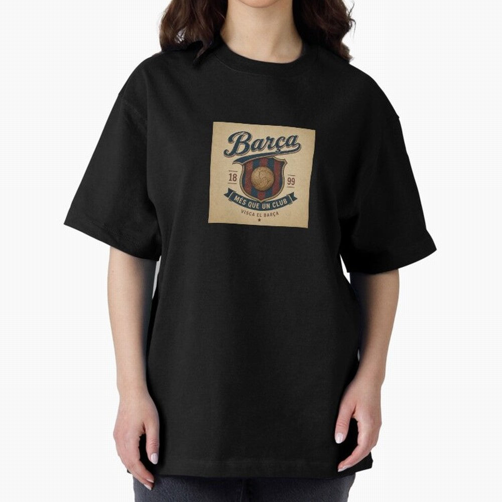 Bar?a Oversized T-Shirt Celebrate Unforgettable Nights in the FIFA World Cup 2026 Journey through CR7 Highlights, France Pride, Retro Football Energy, Iconic Rivalries, Trophy Chase Drama and Stadium Atmosphere; Great for Supporters Who Love