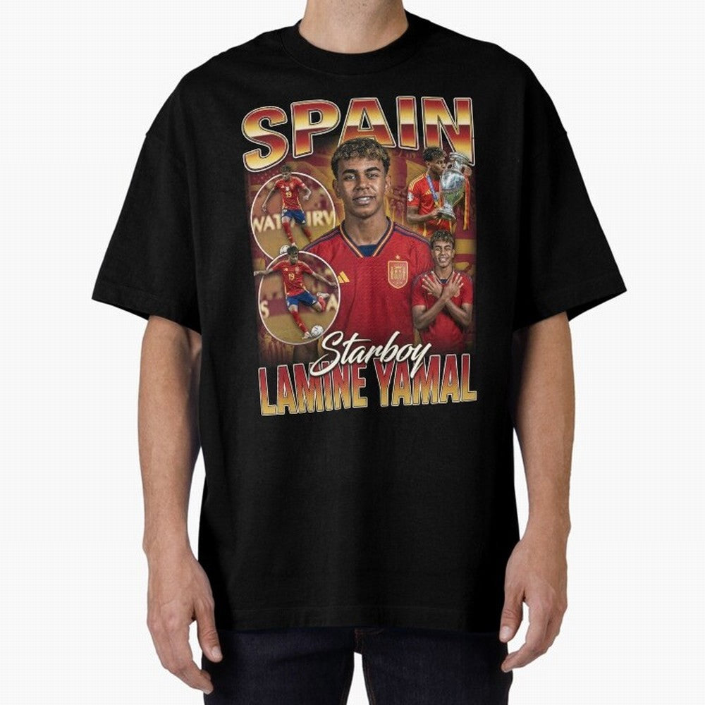 Lamine Yamal Starboy Vintage Classic T-Shirt Discover FIFA World Cup 2026 USA Canada Mexico with Mbappe, France and Portugal Energy, Soccer Culture, Superstar Moments, National Team Dreams and Competitive Fire; Perfect for Fans, Collectors, Family