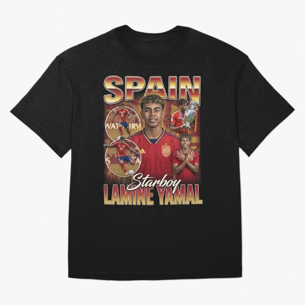 Lamine Yamal Starboy Vintage Classic T-Shirt Discover FIFA World Cup 2026 USA Canada Mexico with Mbappe, France and Portugal Energy, Soccer Culture, Superstar Moments, National Team Dreams and Competitive Fire; Perfect for Fans, Collectors, Family