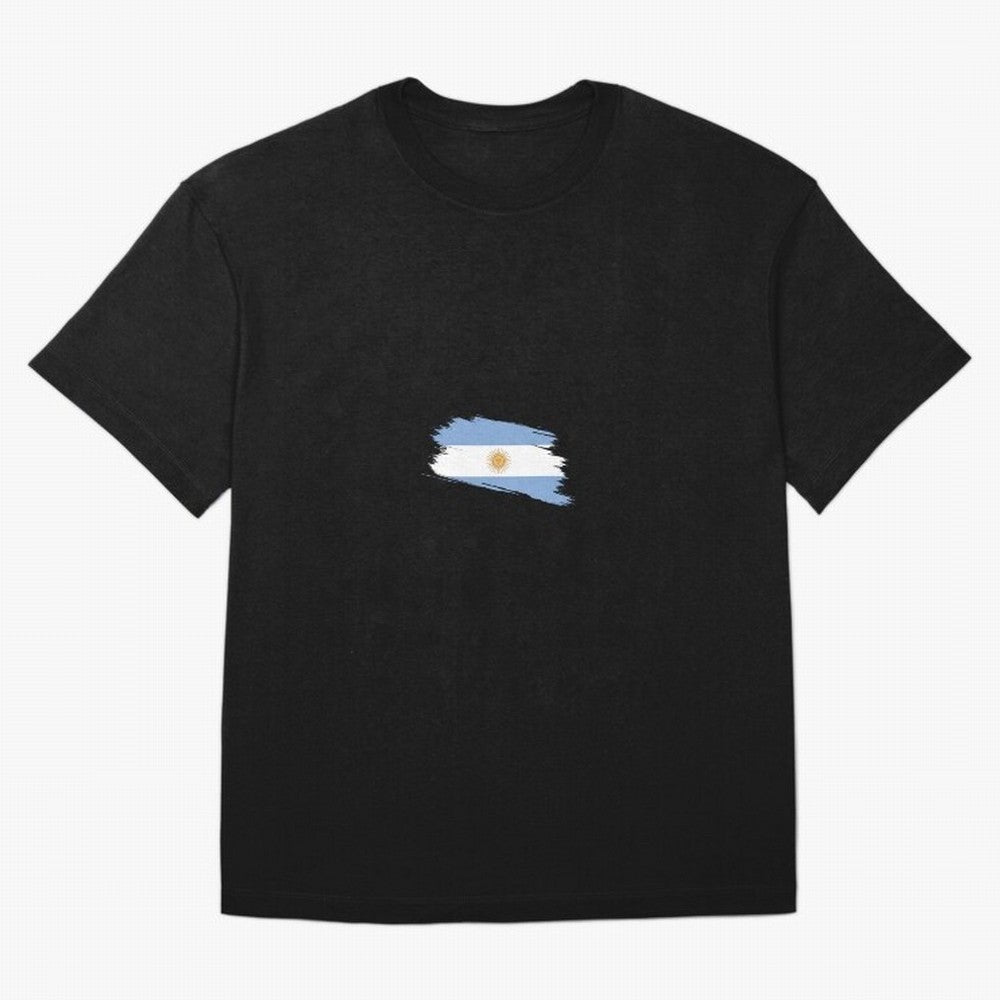 Argentina Oversized T-Shirt Celebrate the Road through Match Day Hype around FIFA World Cup 2026, Haaland and Mbappe, Brazil, Vintage Soccer Flavor, Modern Football Stars, National Flags and Final Night Emotion; Perfect for Fans, Collectors, Family