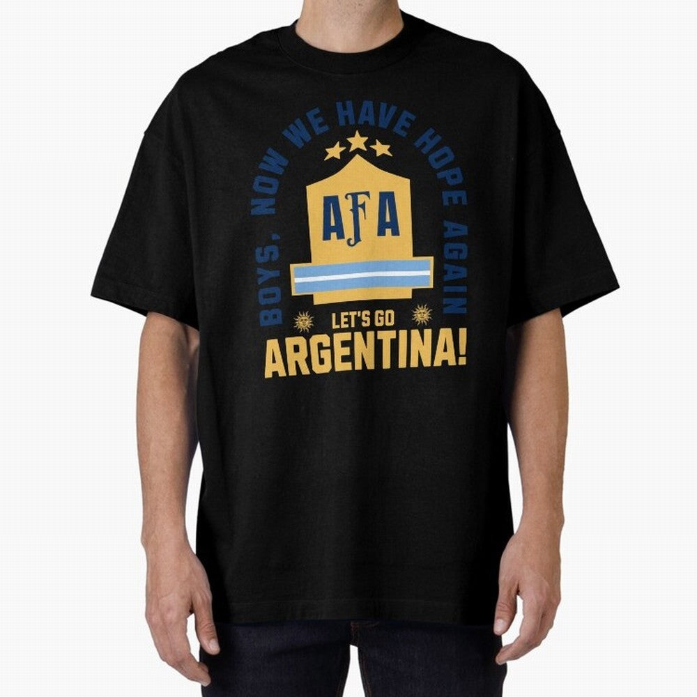 Argentina Soccer 2026 Boys We Have Hope Again Fan Design Classic T-Shirt Feel the Roar of Match Day Hype around FIFA World Cup 2026, Neymar, Haaland and Cristiano Ronaldo, Netherlands, Retro Football Energy, Iconic Rivalries, Trophy Chase Drama and