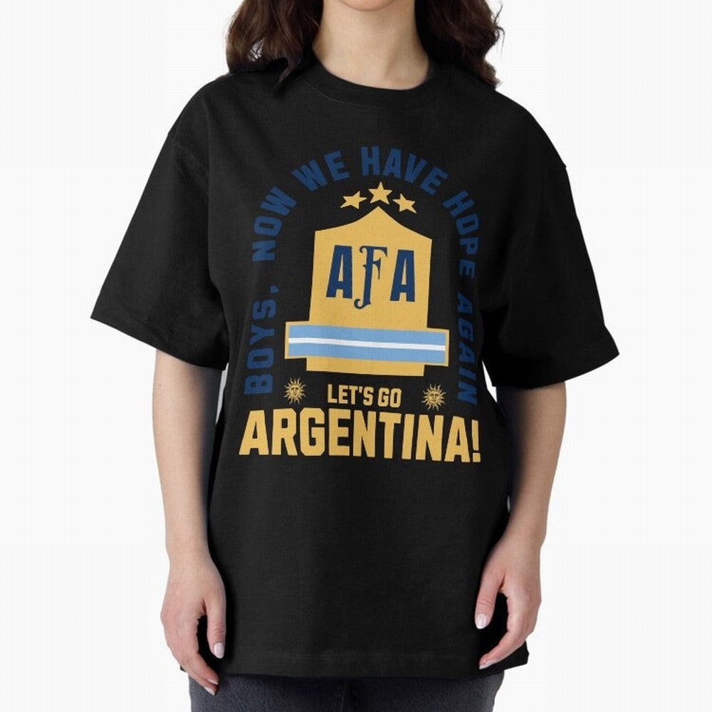 Argentina Soccer 2026 Boys We Have Hope Again Fan Design Classic T-Shirt Feel the Roar of Match Day Hype around FIFA World Cup 2026, Neymar, Haaland and Cristiano Ronaldo, Netherlands, Retro Football Energy, Iconic Rivalries, Trophy Chase Drama and