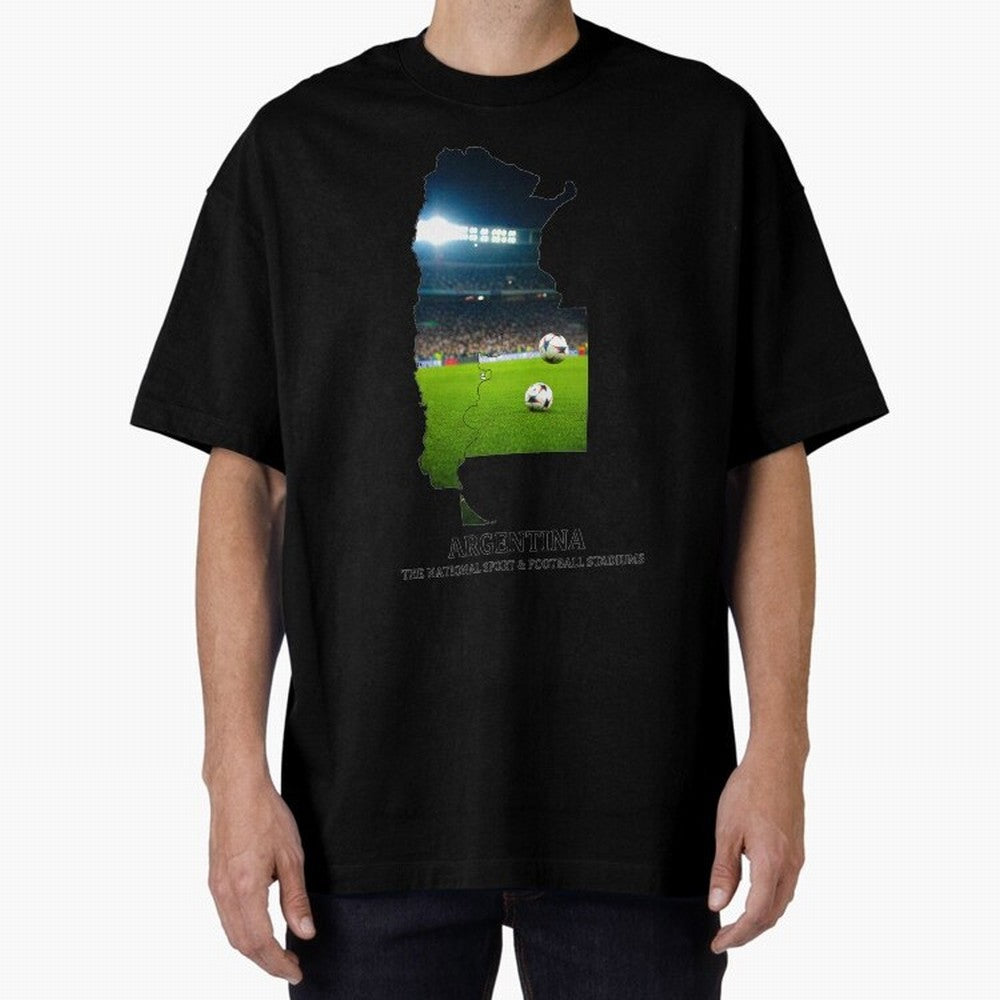 Argentina Map Art - Football Passion & National Stadiums Design Classic T-Shirt Make Every Match About Match Day Hype around FIFA World Cup 2026 USA Canada Mexico, CR7, Argentina, Stadium Memories, Football Loyalty, International Chants and