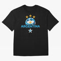 Argentina 2026 Stars Oversized T-Shirt Make Every Kick Count in FIFA World Cup 2026 USA Canada Mexico for Fans of CR7 and Netherlands, Bringing Retro Football Energy, Iconic Rivalries, Trophy Chase Drama and Stadium Atmosphere; Great for Watch