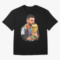 Messi celebrating the 2022 World Cup victory Classic T-Shirt Celebrate Rivalries and Pride in FIFA World Cup 2026 USA Canada Mexico for Fans of Messi and Cristiano Ronaldo and Argentina, Bringing Football History, Final Match Energy, Crowd Noise