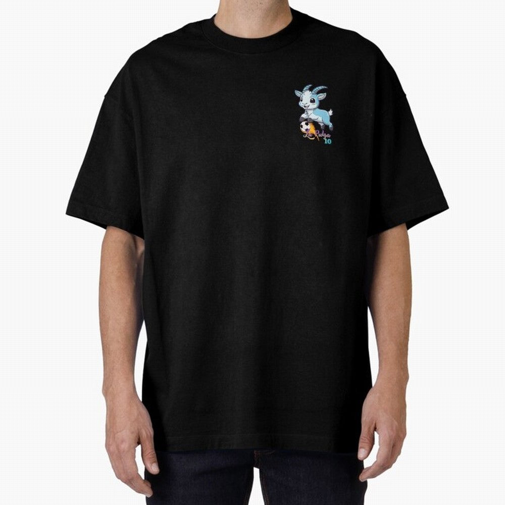 The Goat Flea Oversized T-Shirt Celebrate the Biggest Stage of FIFA World Cup 2026 for Fans of Messi, Neymar and Mbappe and Argentina, France and Brazil, Bringing Classic Soccer Heritage, Championship Pressure, Fan Loyalty and International Pride;