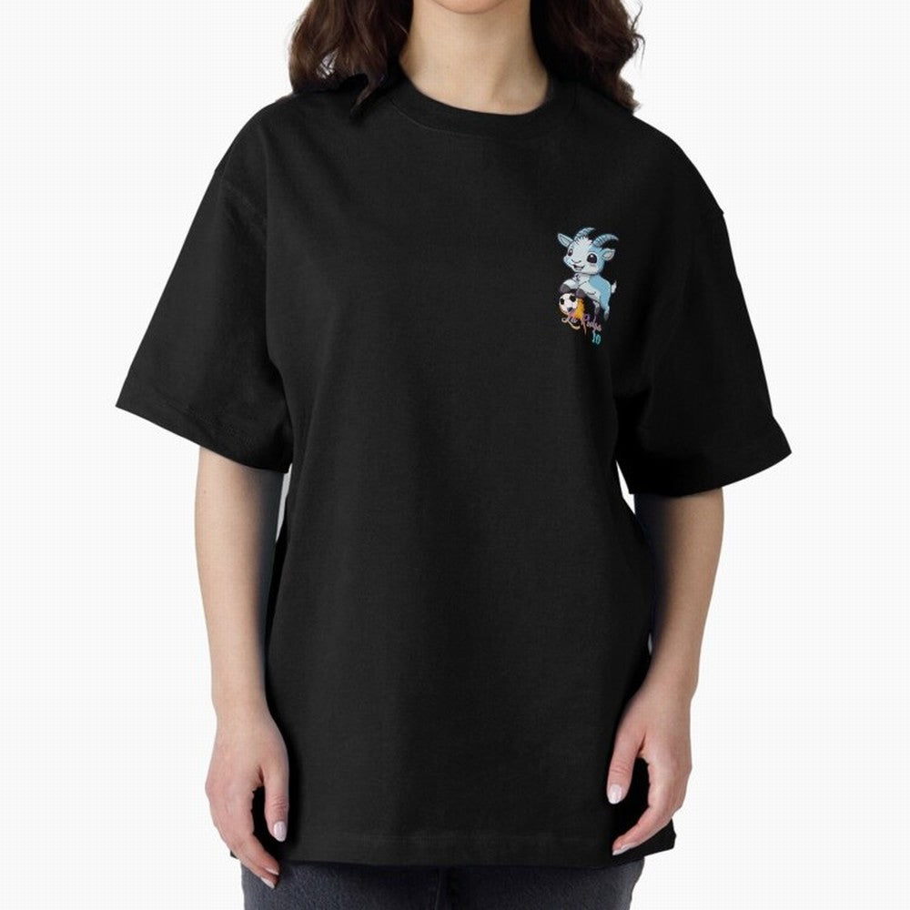 The Goat Flea Oversized T-Shirt Celebrate the Biggest Stage of FIFA World Cup 2026 for Fans of Messi, Neymar and Mbappe and Argentina, France and Brazil, Bringing Classic Soccer Heritage, Championship Pressure, Fan Loyalty and International Pride;