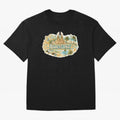 Barcelona Souvenir Sagrada Familia and Mosaic Design Oversized T-Shirt Capture FIFA World Cup 2026 Group Stage Filled with CR7 and Messi, Argentina and Brazil Energy, Retro Football Energy, Iconic Rivalries, Trophy Chase Drama and Stadium