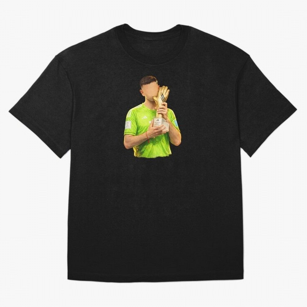 Dibu Martinez Classic T-Shirt Turn Football Passion into Global Football Passion for FIFA World Cup 2026, Celebrating Messi, Neymar and Mbappe, Netherlands, Football Festival Excitement, Trophy Ambitions, Country Rivalries and Star Player Buzz;