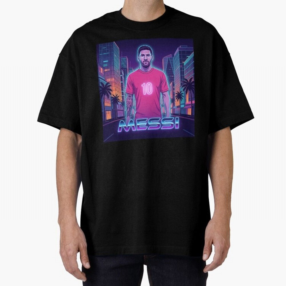 Inter Miami Football Legend Messi Cyberpunk Retro Futurist Design Classic T-Shirt Feel the Roar of FIFA World Cup 2026 USA Canada Mexico with CR7 and Messi, Spain Energy, Stadium Chants, National Pride, Trophy Dreams and Unforgettable Football