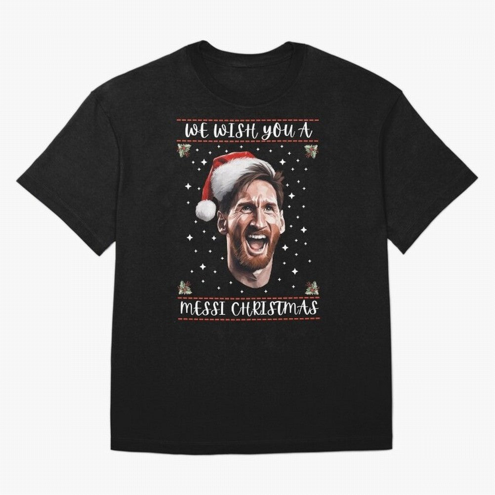 Messi Christmas Funny Football Holiday Classic T-Shirt Celebrate the Road through Global Football Passion for FIFA World Cup 2026 USA Canada Mexico, Filled with Mbappe and Neymar, Brazil, Champion Mindset, Group Stage Buzz, Knockout Tension and