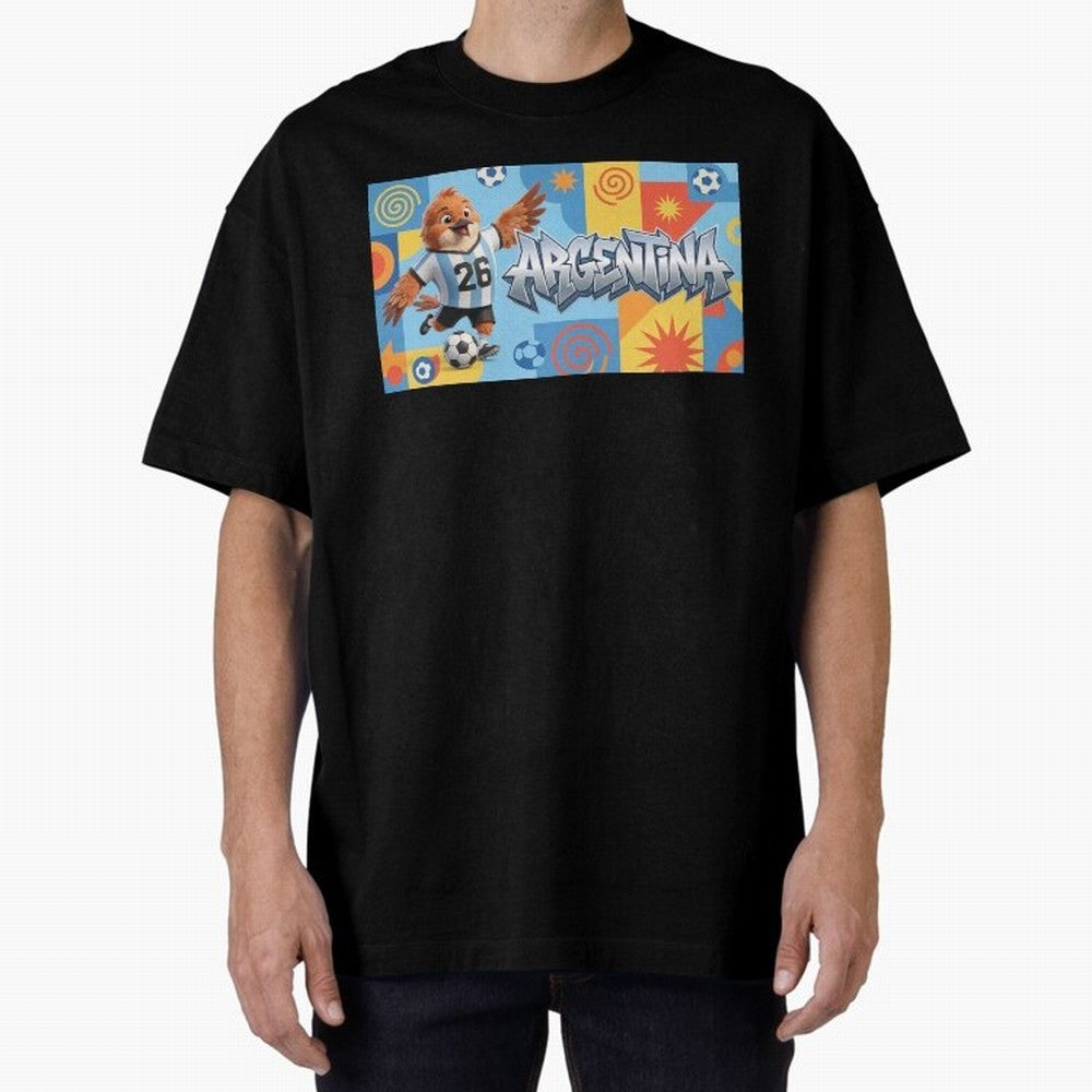 World Cup 2026 Argentina Soccer Team Fan Art Classic T-Shirt Bring Match Day Fire to FIFA World Cup 2026 USA Canada Mexico Inspired by Mbappe and Neymar, England Energy, Retro Football Energy, Iconic Rivalries, Trophy Chase Drama and Stadium
