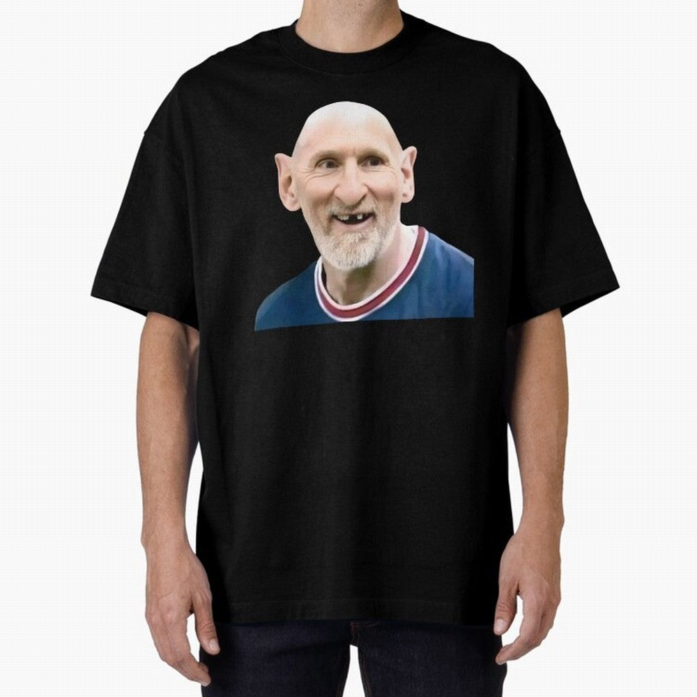 Old and Bald Messi Football Meme Oversized T-Shirt Follow the Road to FIFA World Cup 2026 Spirit, Inspired by Argentina, France and Brazil, Neymar, Haaland and Cristiano Ronaldo, Football Passion, Legendary Performances, Festival Vibes and