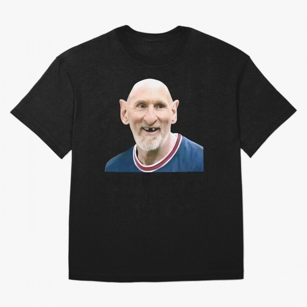 Old and Bald Messi Football Meme Oversized T-Shirt Follow the Road to FIFA World Cup 2026 Spirit, Inspired by Argentina, France and Brazil, Neymar, Haaland and Cristiano Ronaldo, Football Passion, Legendary Performances, Festival Vibes and