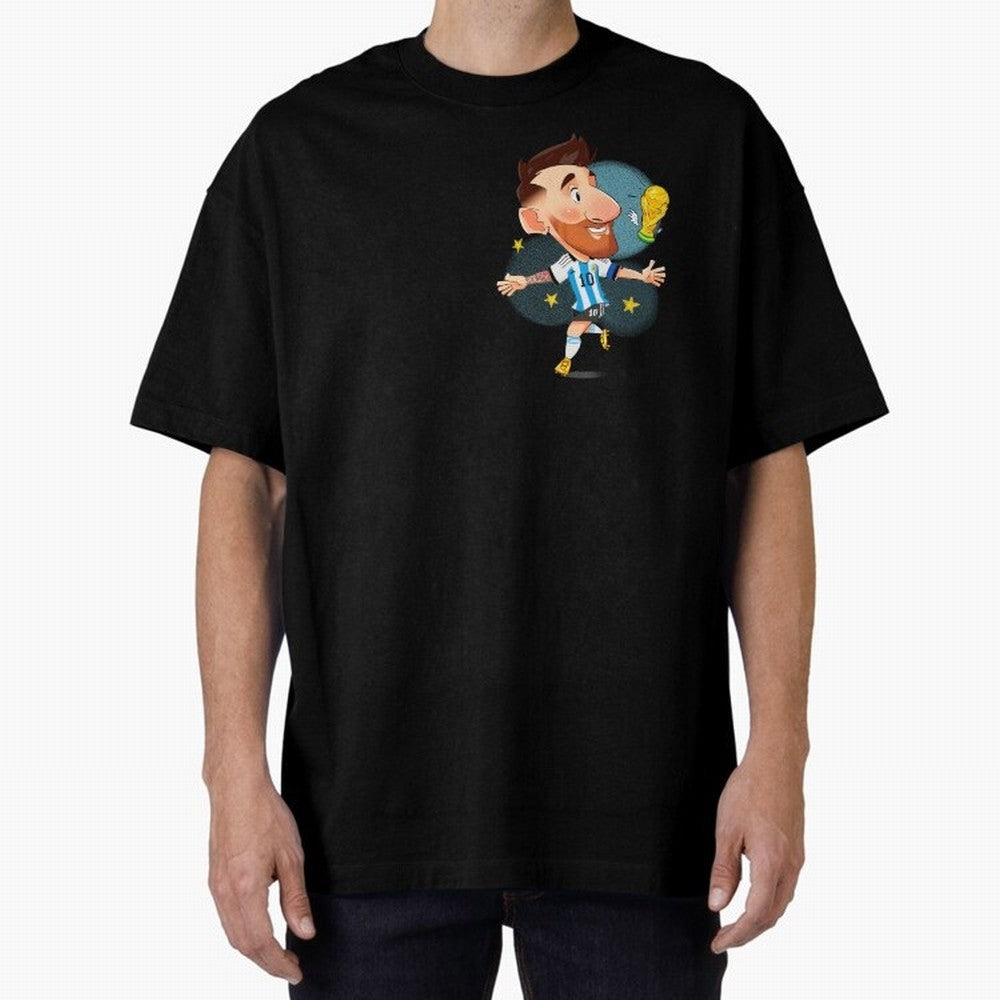 Messi GOAT Oversized T-Shirt Experience the Global Stage of FIFA World Cup 2026 Group Stage Built around Mbappe and Neymar, Argentina, France and Brazil Energy, Stadium Chants, National Pride, Trophy Dreams and Unforgettable Football Memories;