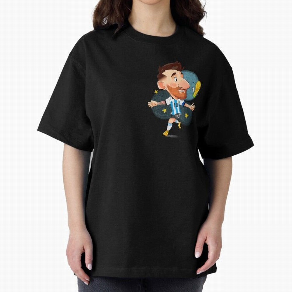 Messi GOAT Oversized T-Shirt Experience the Global Stage of FIFA World Cup 2026 Group Stage Built around Mbappe and Neymar, Argentina, France and Brazil Energy, Stadium Chants, National Pride, Trophy Dreams and Unforgettable Football Memories;