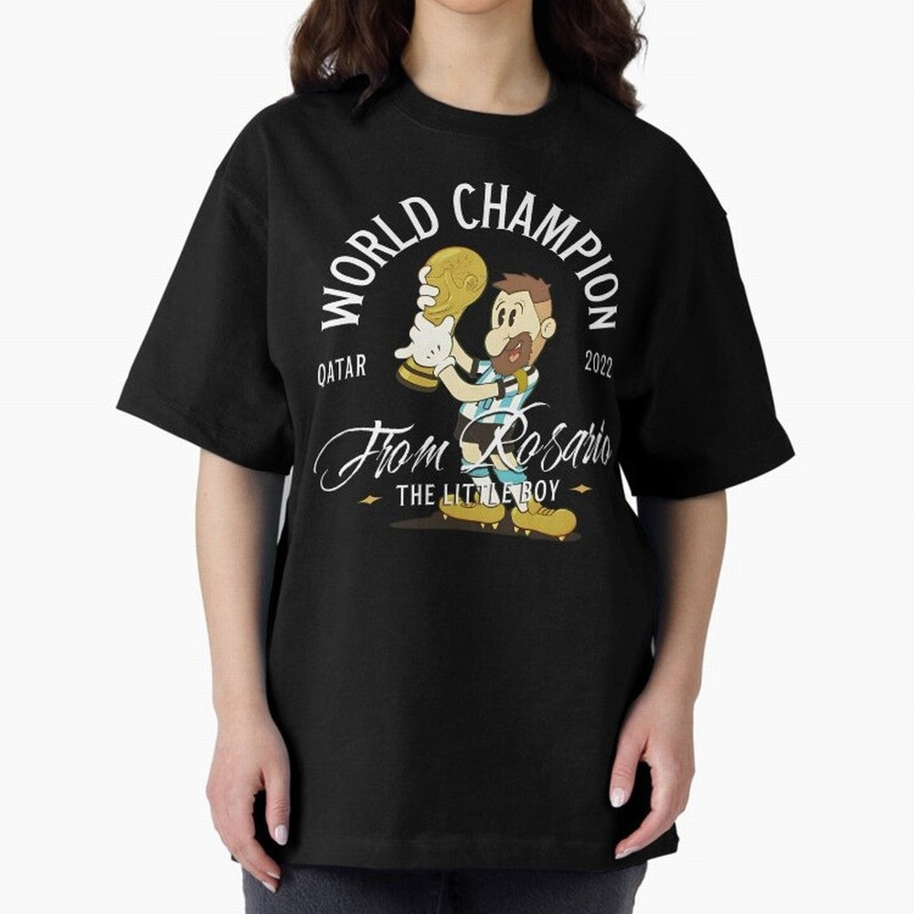 The little boy from Rosario Oversized T-Shirt Bring a Champion Mindset to the FIFA World Cup 2026 Group Stage Journey through CR7 Highlights, Brazil Pride, Soccer Culture, Superstar Moments, National Team Dreams and Competitive Fire; Great for