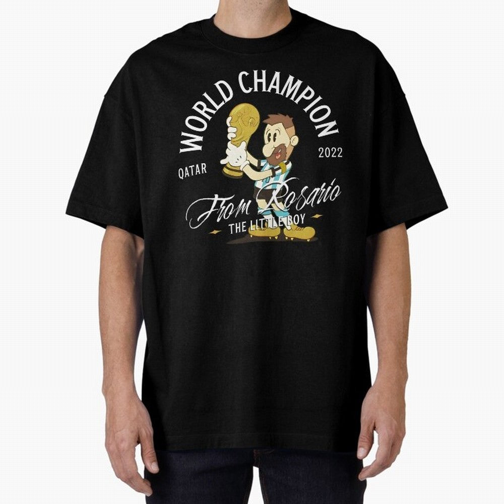 The little boy from Rosario Oversized T-Shirt Bring a Champion Mindset to the FIFA World Cup 2026 Group Stage Journey through CR7 Highlights, Brazil Pride, Soccer Culture, Superstar Moments, National Team Dreams and Competitive Fire; Great for