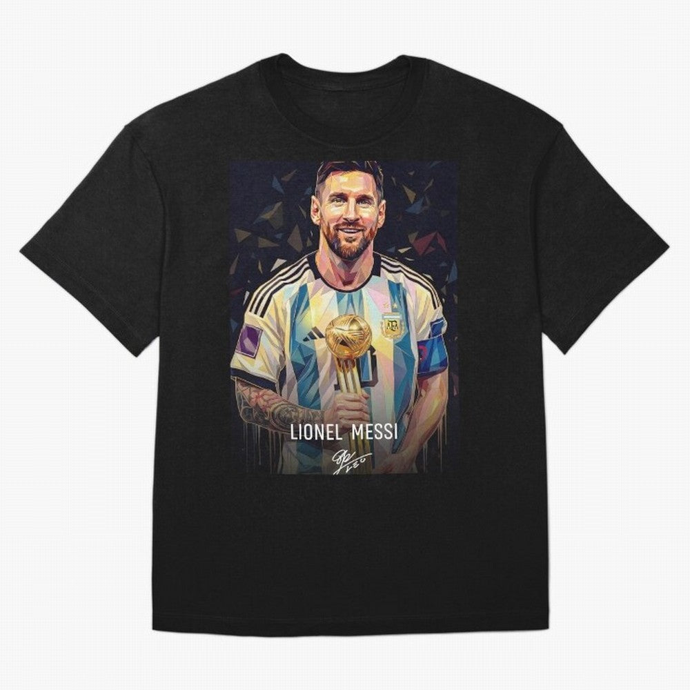Leonie Messi M10 Football Soccer Player Champion Trophy Glory Classic T-Shirt Carry the Dream of Global Football Passion for FIFA World Cup 2026 Group Stage, Filled with CR7, Spain, Global Supporter Spirit, Legendary Goals, National Colors and