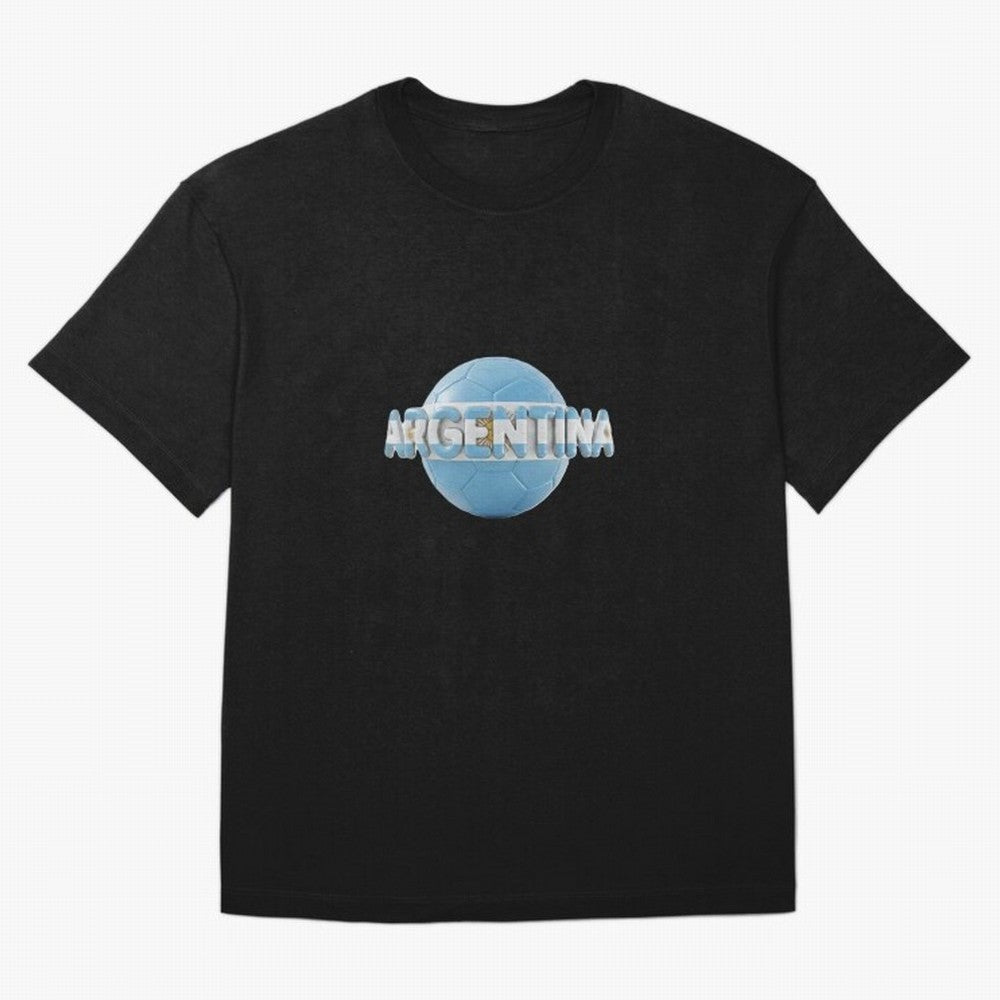 Argentina Soccer World Cup Oversized T-Shirt Unlock Match Day Hype around FIFA World Cup 2026 Group Stage, Haaland, Brazil, Football Festival Excitement, Trophy Ambitions, Country Rivalries and Star Player Buzz; Great for Supporters Who Love