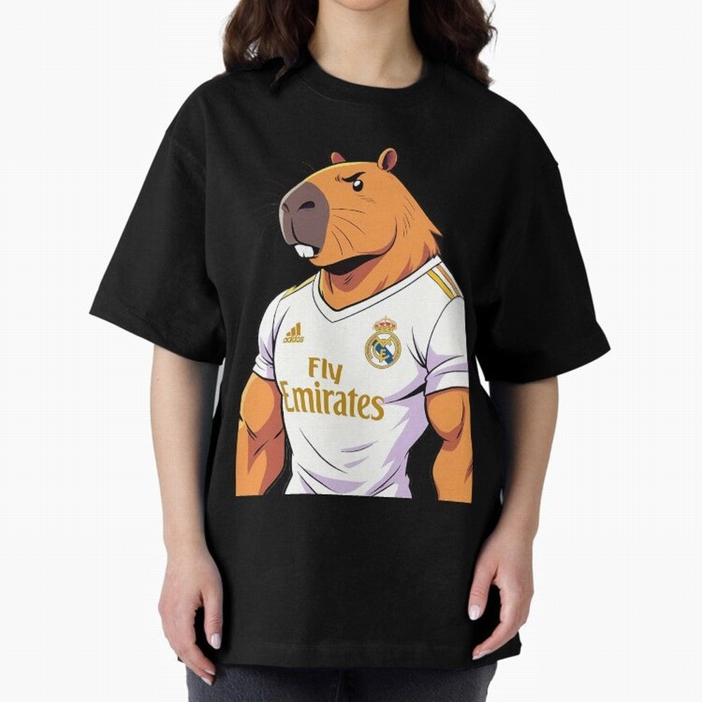 Real Madrid capybara elegant Classic T-Shirt Turn Every Weekend Toward Match Day Hype around FIFA World Cup 2026 USA Canada Mexico, Mbappe, Argentina, Football History, Final Match Energy, Crowd Noise and Once in a Lifetime Moments; Built for