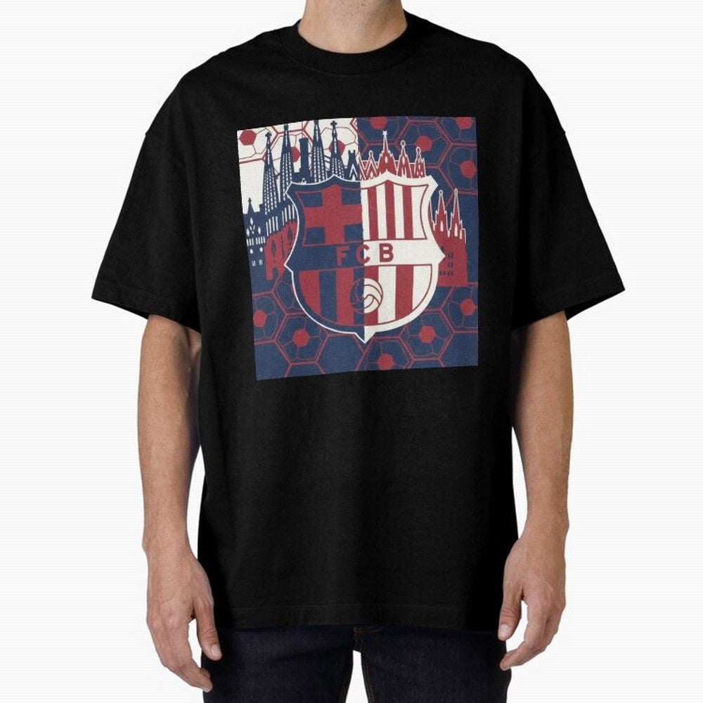 Barcelona - Football Fan Design Classic T-Shirt Follow the Road to Match Day Hype around FIFA World Cup 2026 USA Canada Mexico, Messi, CR7 and Mbappe, France and Portugal, Supporter Pride, Iconic Celebrations, Legendary Names and Global Match Day