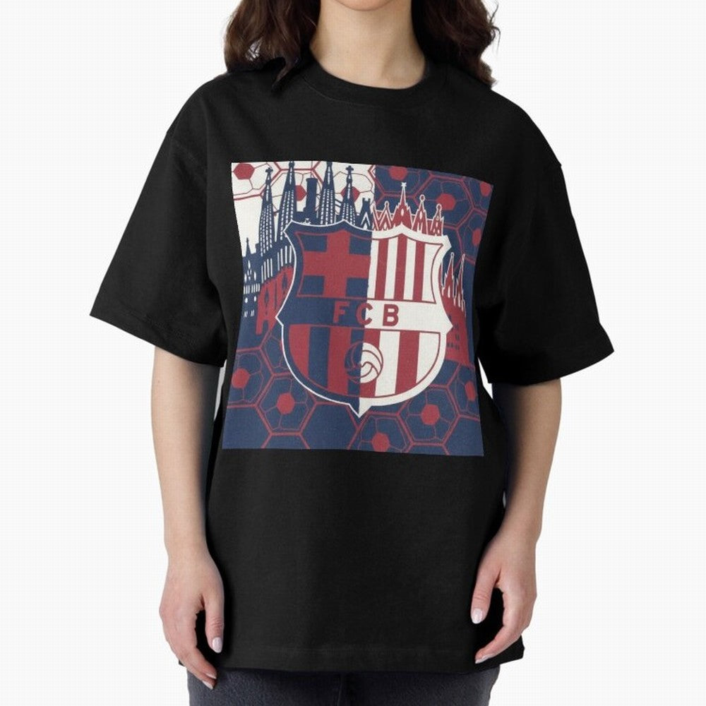Barcelona - Football Fan Design Classic T-Shirt Follow the Road to Match Day Hype around FIFA World Cup 2026 USA Canada Mexico, Messi, CR7 and Mbappe, France and Portugal, Supporter Pride, Iconic Celebrations, Legendary Names and Global Match Day
