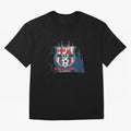FCB Minimalist - Football Fan Design Oversized T-Shirt Stand Out with Spirit from Global Football Passion for FIFA World Cup 2026 Group Stage, Highlighting Messi, Neymar and Mbappe, Argentina, Stadium Memories, Football Loyalty, International