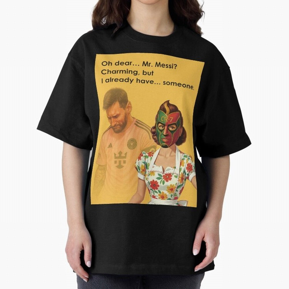 Oh Dear¡­ Mr. Messi ¨C Elegant Housewife CR-7 Meme Art Active T-Shirt Share the Excitement of Global Football Passion for FIFA World Cup 2026 Group Stage, with Haaland and Mbappe, Spain and Netherlands, Champion Mindset, Group Stage Buzz, Knockout