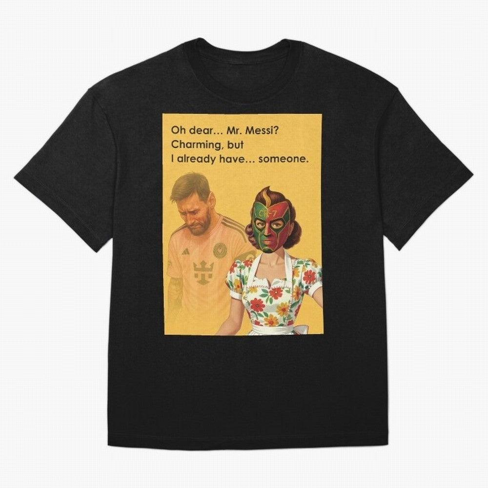Oh Dear¡­ Mr. Messi ¨C Elegant Housewife CR-7 Meme Art Active T-Shirt Share the Excitement of Global Football Passion for FIFA World Cup 2026 Group Stage, with Haaland and Mbappe, Spain and Netherlands, Champion Mindset, Group Stage Buzz, Knockout