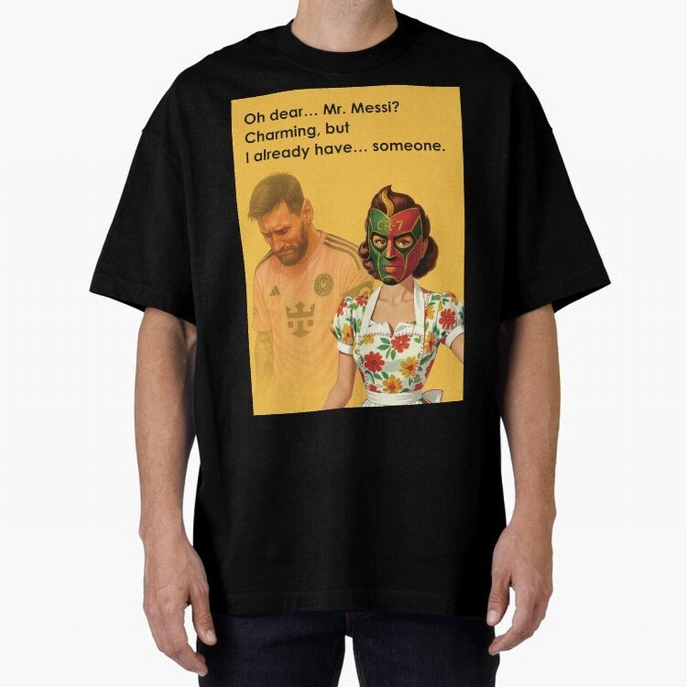 Oh Dear¡­ Mr. Messi ¨C Elegant Housewife CR-7 Meme Art Active T-Shirt Share the Excitement of Global Football Passion for FIFA World Cup 2026 Group Stage, with Haaland and Mbappe, Spain and Netherlands, Champion Mindset, Group Stage Buzz, Knockout