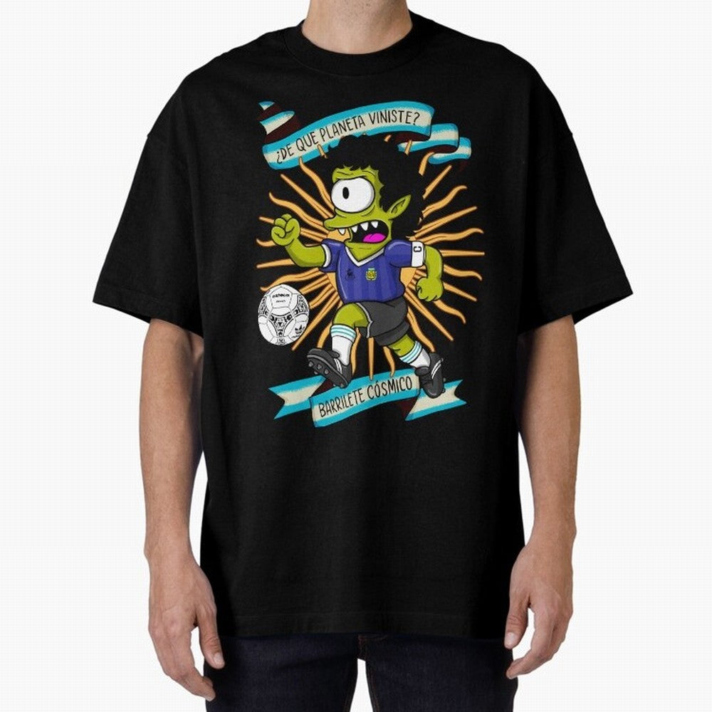 WHAT PLANET DID YOU COME FROM? Oversized T-Shirt Celebrate Football Dreams Across Match Day Hype around FIFA World Cup 2026 Group Stage, Messi, Argentina, Game Day Rituals, Football Legends, Country Pride and the Road to the Final; Perfect for