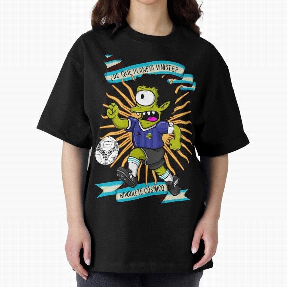 WHAT PLANET DID YOU COME FROM? Oversized T-Shirt Celebrate Football Dreams Across Match Day Hype around FIFA World Cup 2026 Group Stage, Messi, Argentina, Game Day Rituals, Football Legends, Country Pride and the Road to the Final; Perfect for