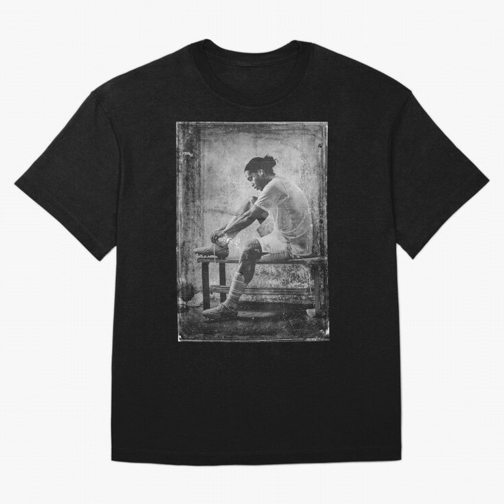 Ronaldinho Vintage Classic T-Shirt Create Global Football Passion for FIFA World Cup 2026 USA Canada Mexico, Highlighting Cristiano Ronaldo, France and Portugal, Retro Football Energy, Iconic Rivalries, Trophy Chase Drama and Stadium Atmosphere;
