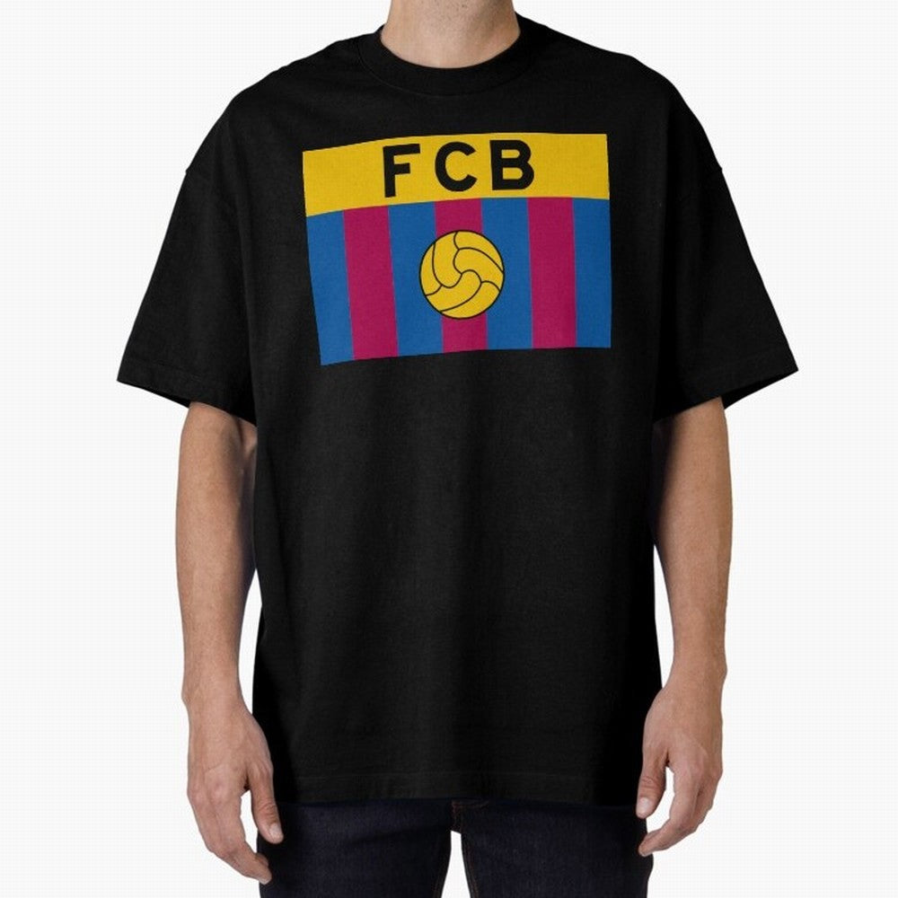 FCB FLAG Classic T-Shirt Back the Journey through Match Day Hype around FIFA World Cup 2026 USA Canada Mexico, Messi and Cristiano Ronaldo, Netherlands, Sports Nostalgia, International Competition, Famous Players and Unforgettable Victories; Built