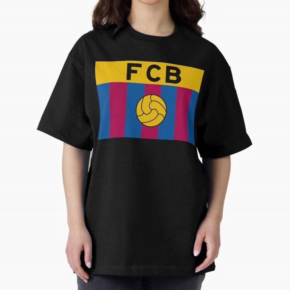 FCB FLAG Classic T-Shirt Back the Journey through Match Day Hype around FIFA World Cup 2026 USA Canada Mexico, Messi and Cristiano Ronaldo, Netherlands, Sports Nostalgia, International Competition, Famous Players and Unforgettable Victories; Built
