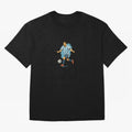 Dynamic Soccer Player Illustration ¨C High-Energy Football Art Classic T-Shirt Show Passion for the Stars of FIFA World Cup 2026 Group Stage with Messi, CR7 and Mbappe, Portugal Energy, Football Festival Excitement, Trophy Ambitions, Country