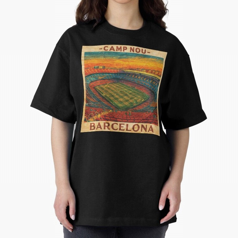 Camp Nou Barcelona FC Classic T-Shirt Share Global Football Passion for FIFA World Cup 2026 USA Canada Mexico, Driven by Messi, Neymar and Mbappe, Spain and Netherlands, Soccer Culture, Superstar Moments, National Team Dreams and Competitive Fire;