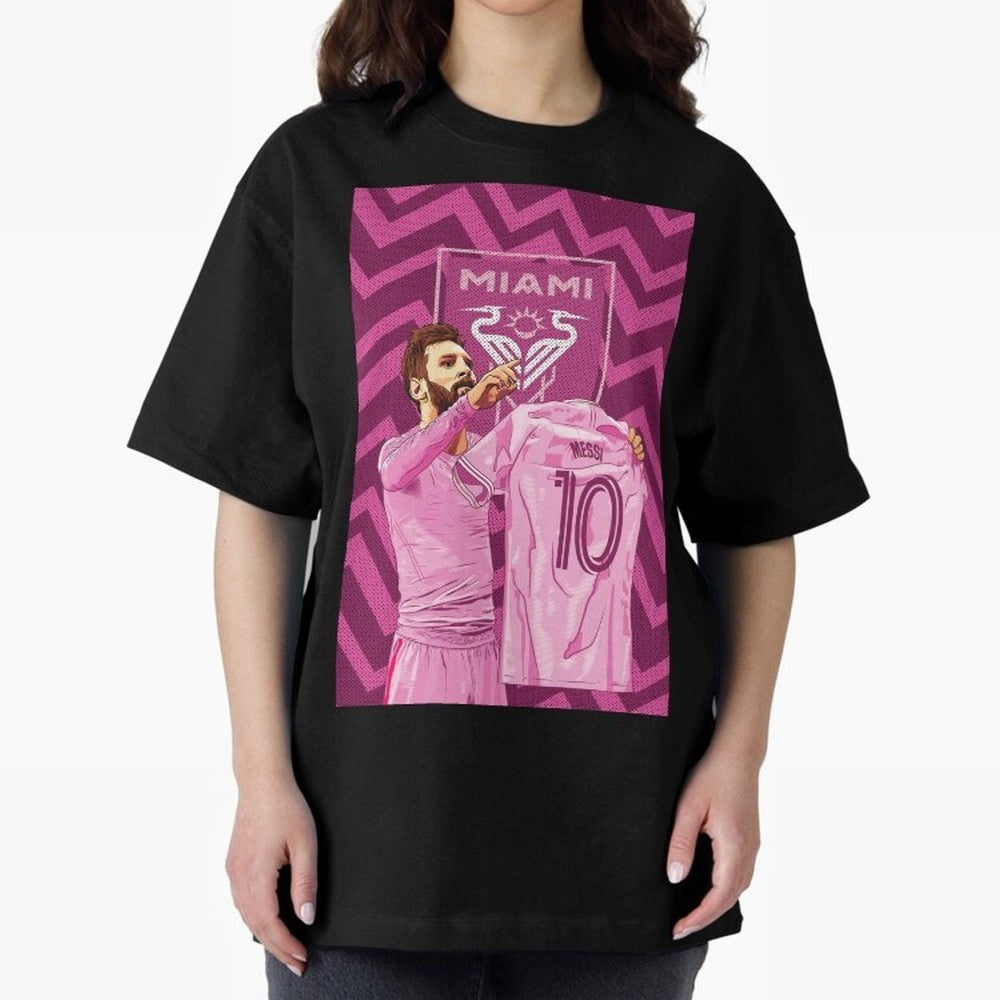 Messi in Inter Miami Classic T-Shirt Get Ready for Global Football Passion for FIFA World Cup 2026 USA Canada Mexico, Driven by Cristiano Ronaldo, Spain, Football Festival Excitement, Trophy Ambitions, Country Rivalries and Star Player Buzz;
