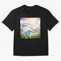 Argentina Flag 3D Football Design ¨C Supporters Argentina Classic T-Shirt Bring Champion Energy into Global Football Passion for FIFA World Cup 2026 Group Stage, Highlighting Haaland and Mbappe, France, Retro Football Energy, Iconic Rivalries,