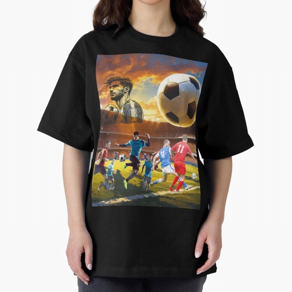 Soccer design Classic T-Shirt Celebrate the Stars of Match Day Hype around FIFA World Cup 2026 Group Stage, Mbappe and Neymar, Netherlands, Worldwide Fan Energy, Dramatic Goals, Stadium Lights and Championship Celebrations; Built for Supporters