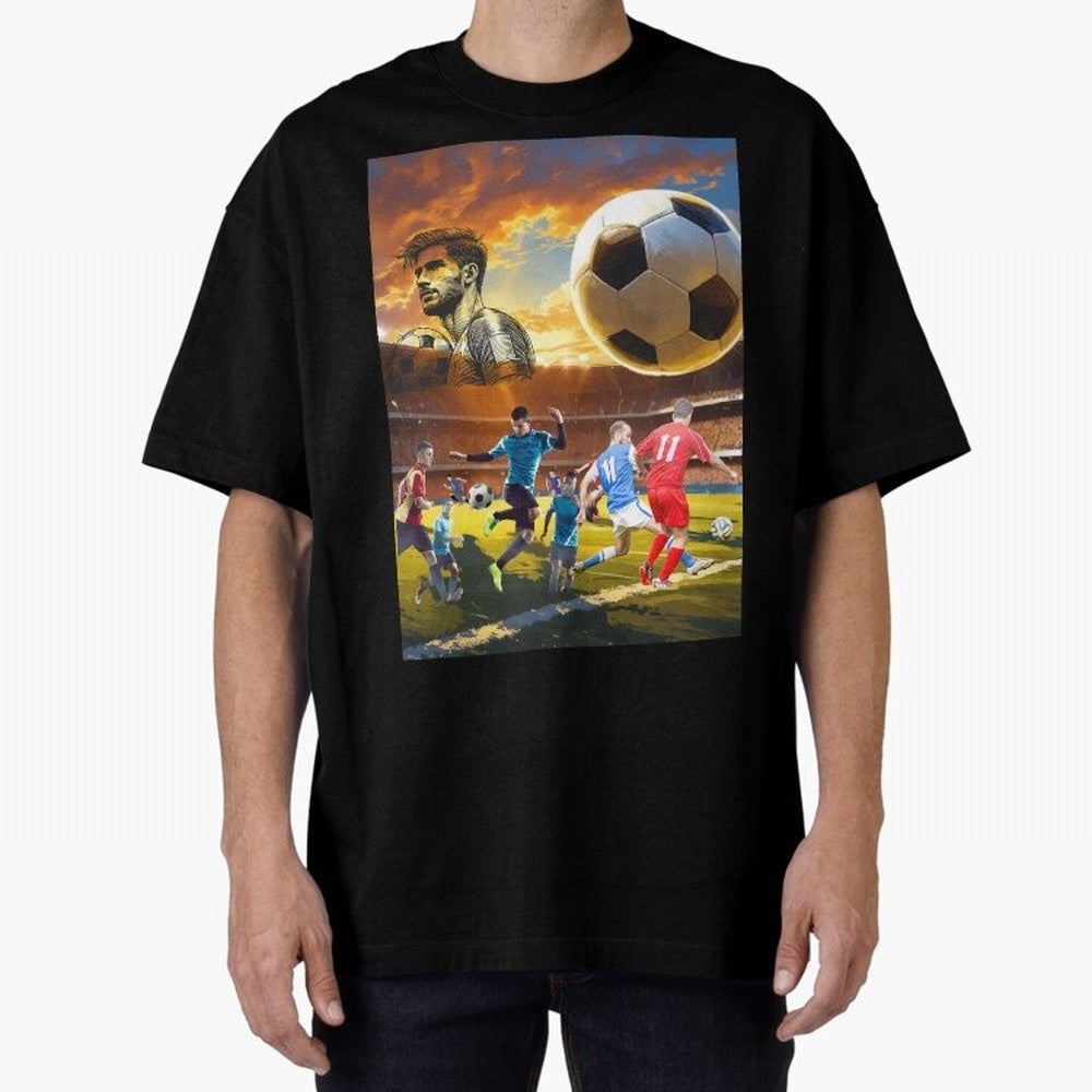 Soccer design Classic T-Shirt Celebrate the Stars of Match Day Hype around FIFA World Cup 2026 Group Stage, Mbappe and Neymar, Netherlands, Worldwide Fan Energy, Dramatic Goals, Stadium Lights and Championship Celebrations; Built for Supporters