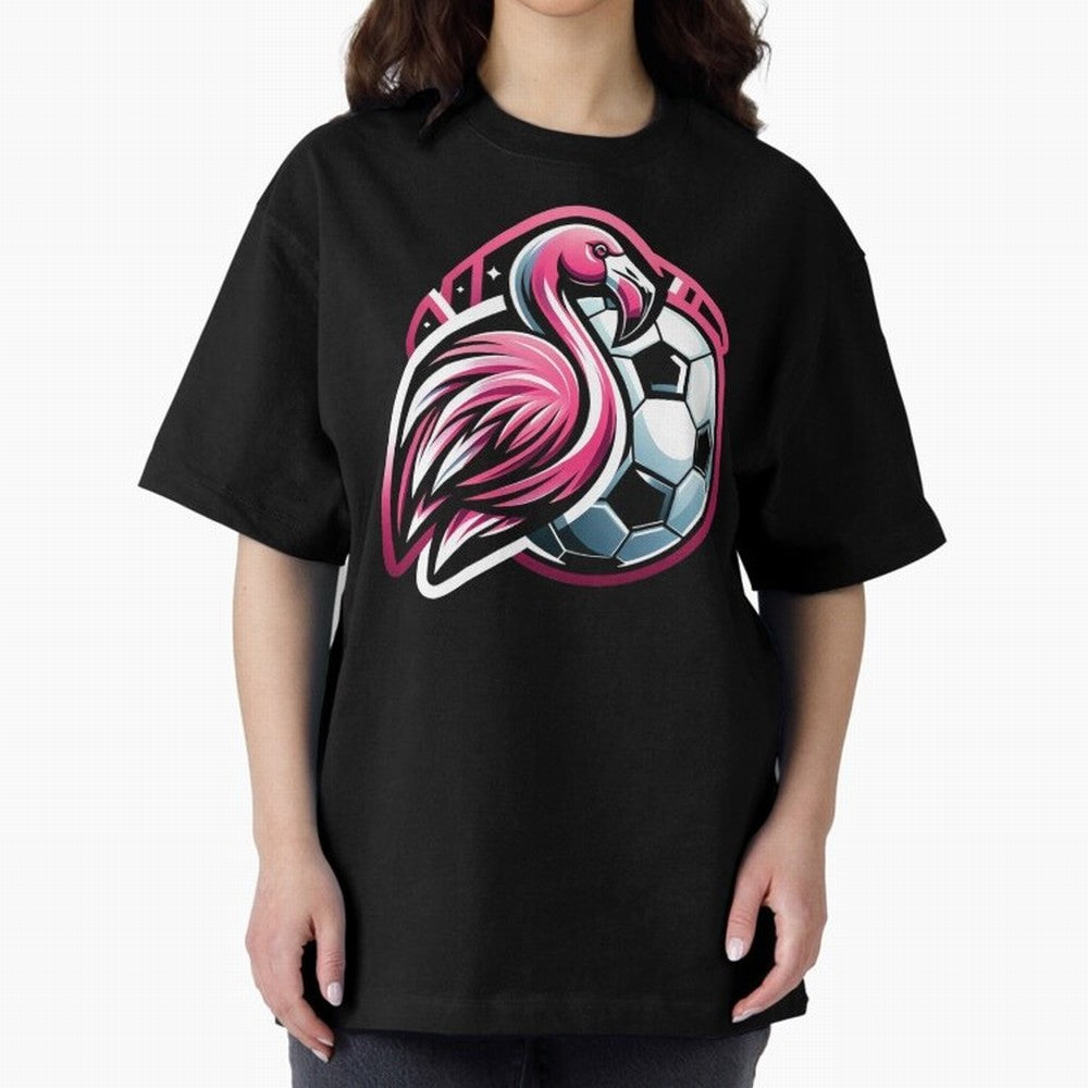 Flamingo & Soccer Fusion Classic T-Shirt Represent Football Lovers during FIFA World Cup 2026 Group Stage for Fans of Neymar and Argentina, Bringing Tournament Hype, Historic Matchups, Family Viewing Parties and Global Sports Pride; Created for