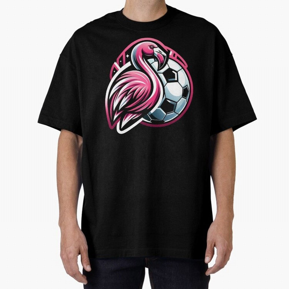 Flamingo & Soccer Fusion Classic T-Shirt Represent Football Lovers during FIFA World Cup 2026 Group Stage for Fans of Neymar and Argentina, Bringing Tournament Hype, Historic Matchups, Family Viewing Parties and Global Sports Pride; Created for