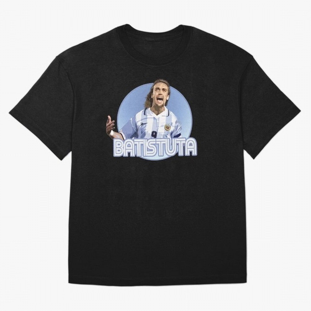 Batistuta - Classic T Shirt Classic T-Shirt Bring Retro Soccer Energy to Global Football Passion for FIFA World Cup 2026 Group Stage, Inspired by Mbappe, Spain and Netherlands, Soccer Culture, Superstar Moments, National Team Dreams and Competitive