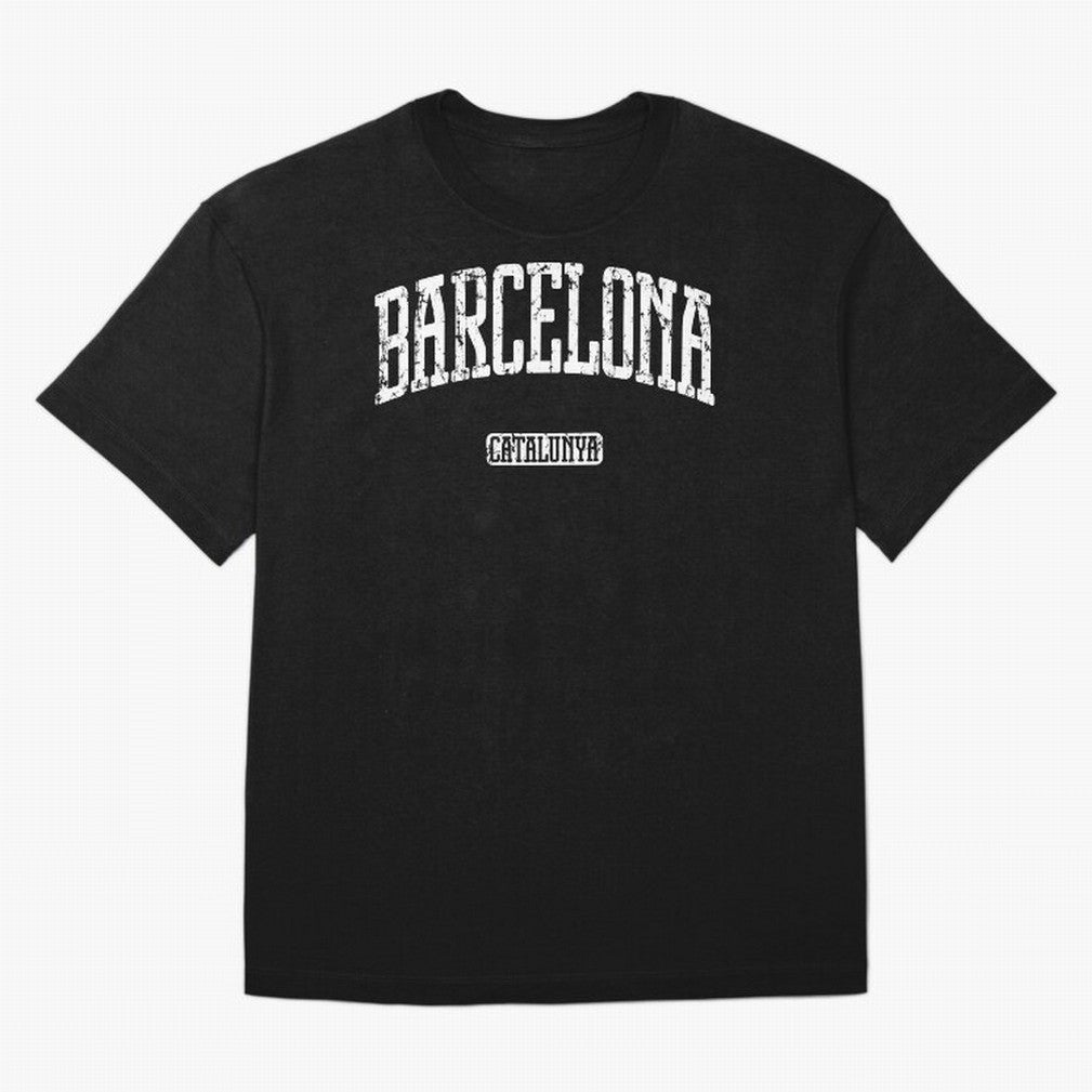 Barcelona (White Print) Essential T-Shirt Celebrate Football Heritage in FIFA World Cup 2026 Group Stage for Fans of Cristiano Ronaldo, Haaland and CR7 and Argentina, France and Brazil, Bringing Championship Spirit, Famous Goals, Roaring Crowds and